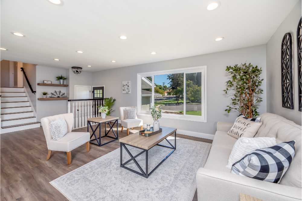 Post Construction Living Room Renovation