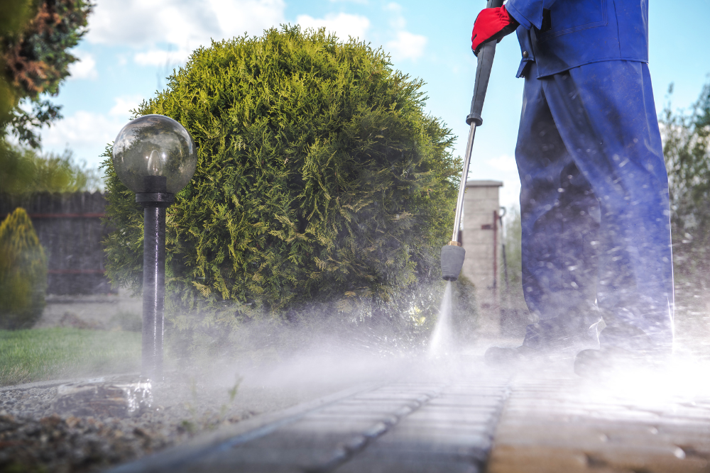 What surfaces can be pressure washed