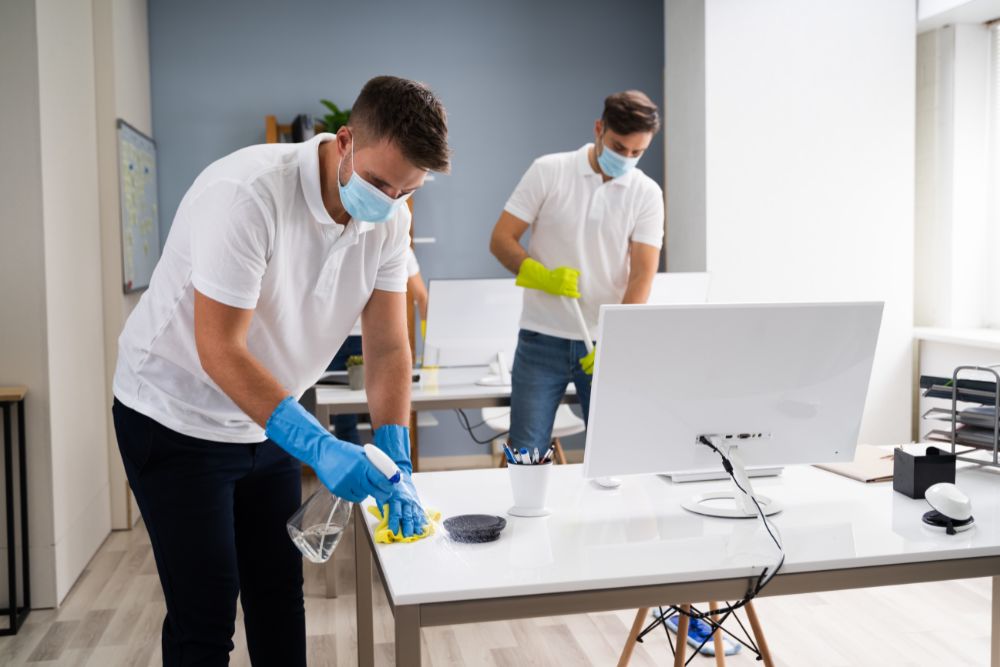 What is included in office cleaning