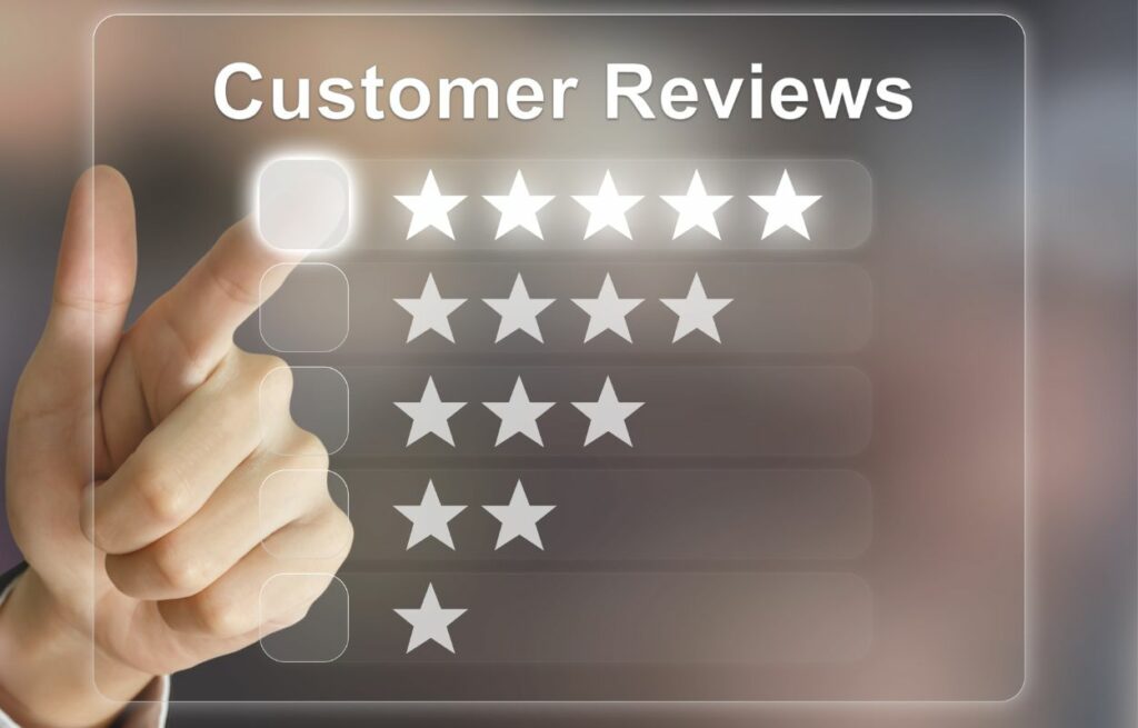 customer reviews